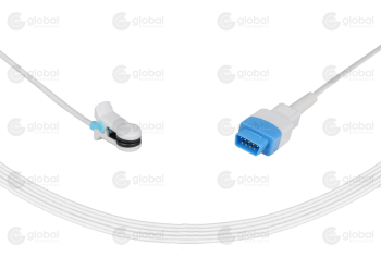 GE TruSignal Compatible Reusable SpO2 Sensor 3.6ft-Adult Ear Clip