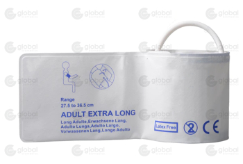 Disposable NIBP Cuff - Single Tube Adult Long 27.5-36.5cm